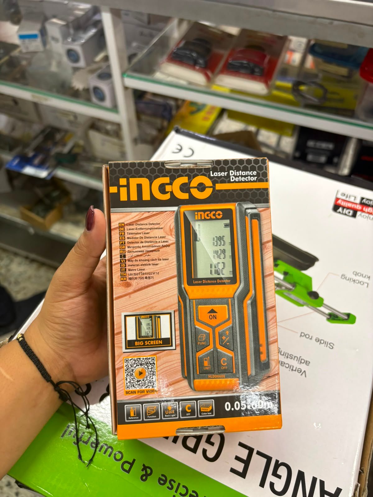 Ingco Medidor de Distancia Láser