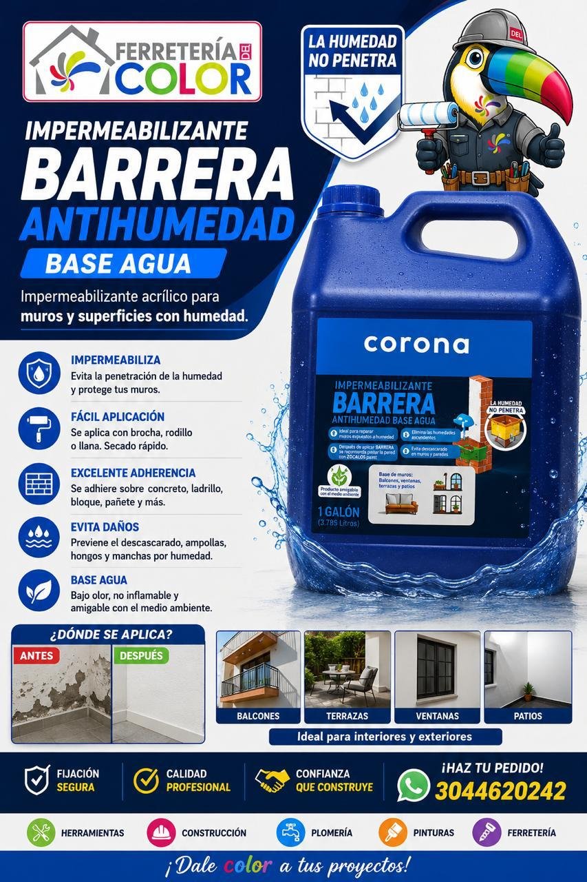 Impermeabilizante Barrera Antihumedad Corona